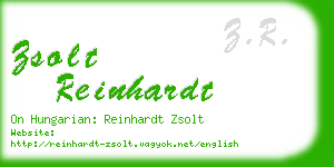 zsolt reinhardt business card